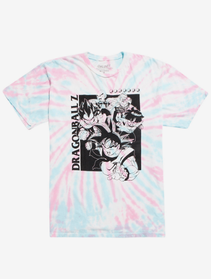 pink and blue tie dye shirts